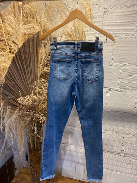Calca Jeans Skinny Destroyed Barra Desfiada Lady Rock Sonho De Consumo Calca Jeans Skinny Destroyed Barra Desfiada Lady Rock Sonho De Consumo