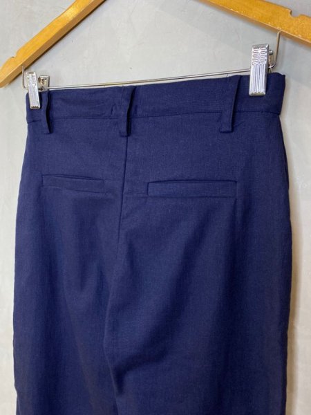 Calça Linho Azul Marinho