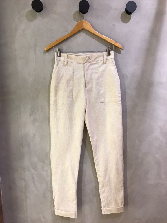 Comprar calça de hot sale linho