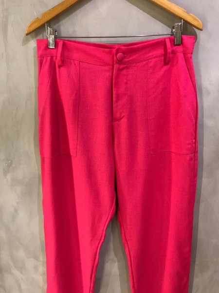 Calça Linho Pink