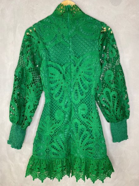 Vestido Guipir Ana Verde