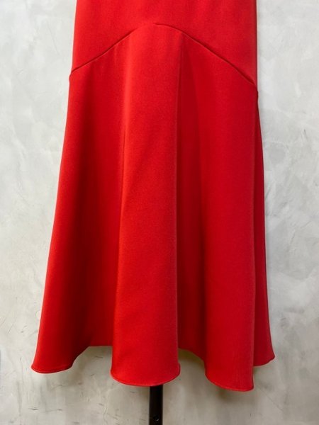 Vestido Midi Frente Única Vermelho Pimenta Charry