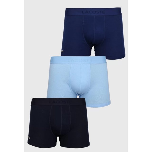 CUECA LACOSTE 3 PACK TRUNKS BOXERS-WDS99-5H3410-21.