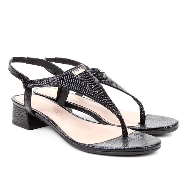 Uno Salto Grosso Sandálias Da Via Uno Salto Alto Sandália