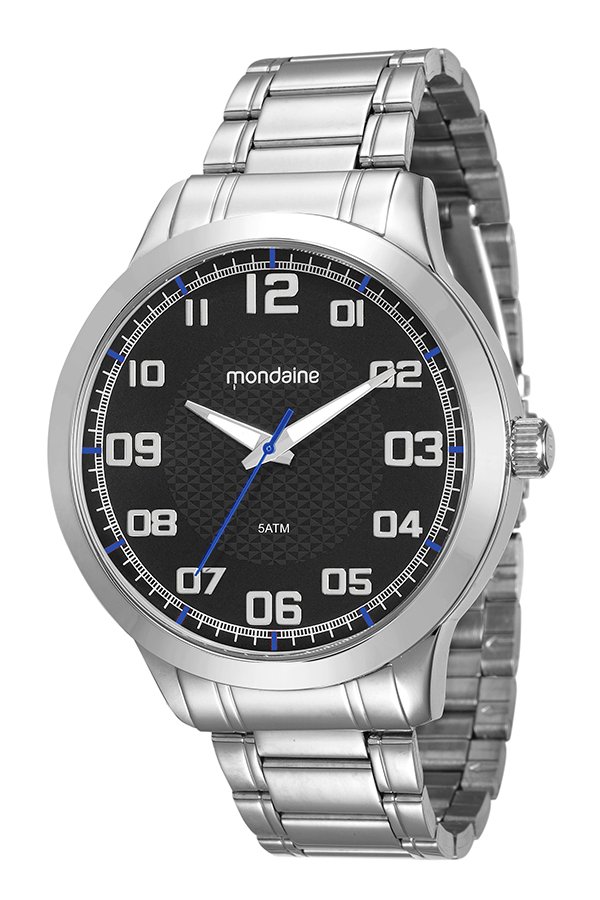 relógio mondaine prata masculino