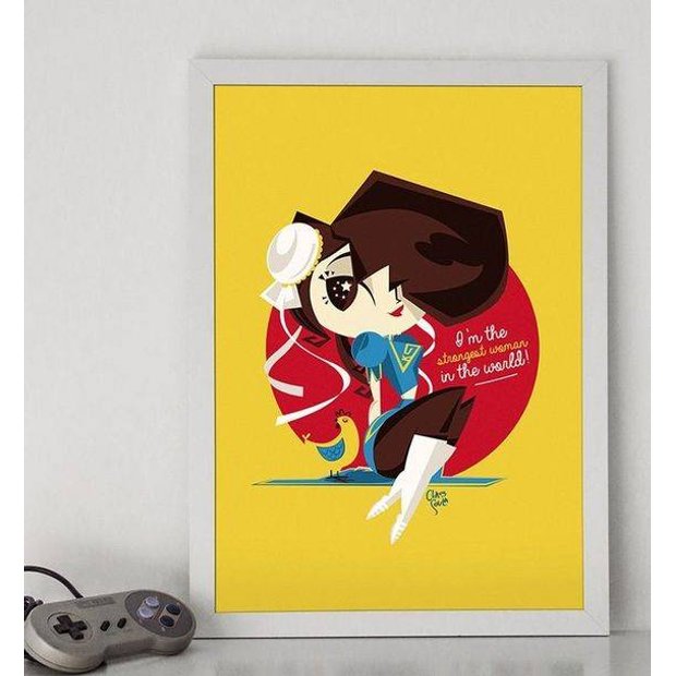 Quadro Chun Li Pin Up Colorjoy Decoração Cor E Amor