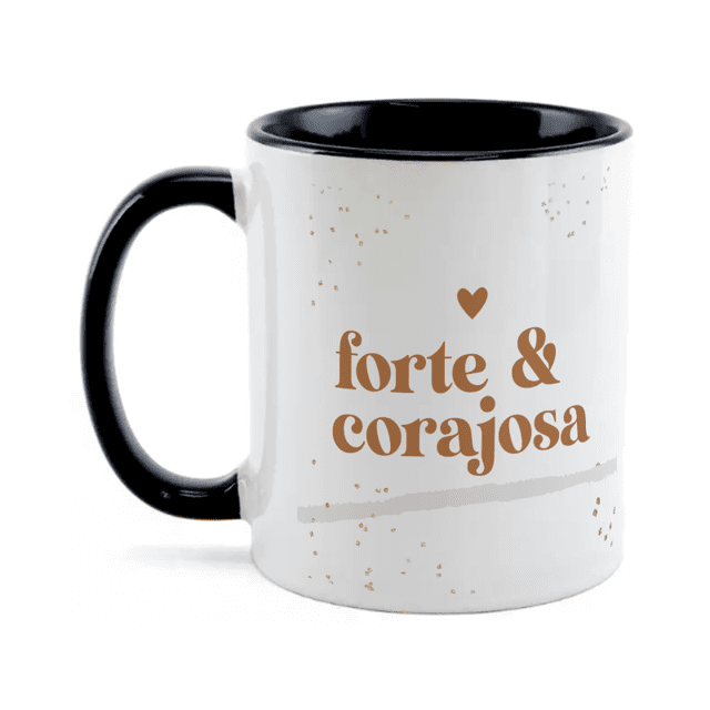 Caneca Personalizada Mulher Corajosa