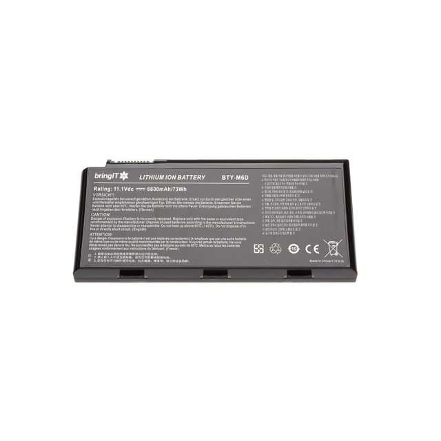 BTY-M6D Laptopbatterij vervangen voor MSI GX60 GT60 T70 GT70 GX660 GT660 GT680 GX70 GT660-003US GT660R-494US GT660-004CA GT660-448PL GT780 GT780R 0NC -007 E6603 E6630 E6603-454(11.1V 7800mAh BTY-M6D Laptopbatterij vervangen voor MSI GX60 GT60 T70 GT70 GX660 GT660 GT680 GX70 GT660-003US GT660R-494US GT660-004CA GT660-448PL GT780 GT780R 0NC -007 E6603 E6630 E6603-454(11.1V 7800mAh