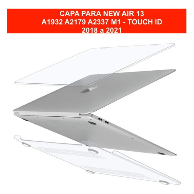Capa Case Capinha Para Macbook Air 13.3'' (2018 - 2020) A1932 / A2337 -  Slim - Gshield em Promoção na Americanas