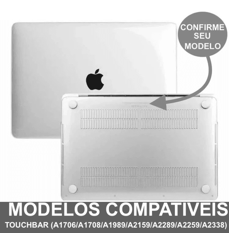 Capa Protetora Acrílico Para Macbook New Pro 13 TouchBar A1706