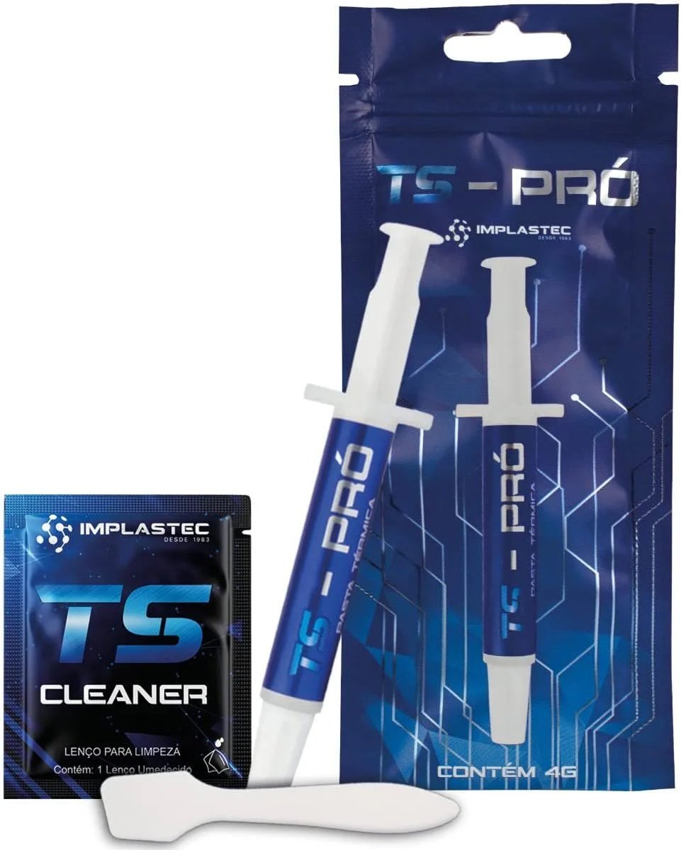 Pasta Térmica TS-Pró IMPLASTEC 6,2 W/mk | Bak Notebook Distribuidor de ...