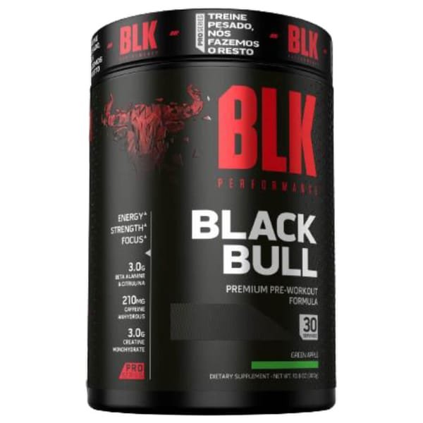 Pre Treino Black Bull - BLK Performance (300g)