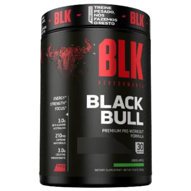 Pre Treino Black Bull - BLK Performance (300g)