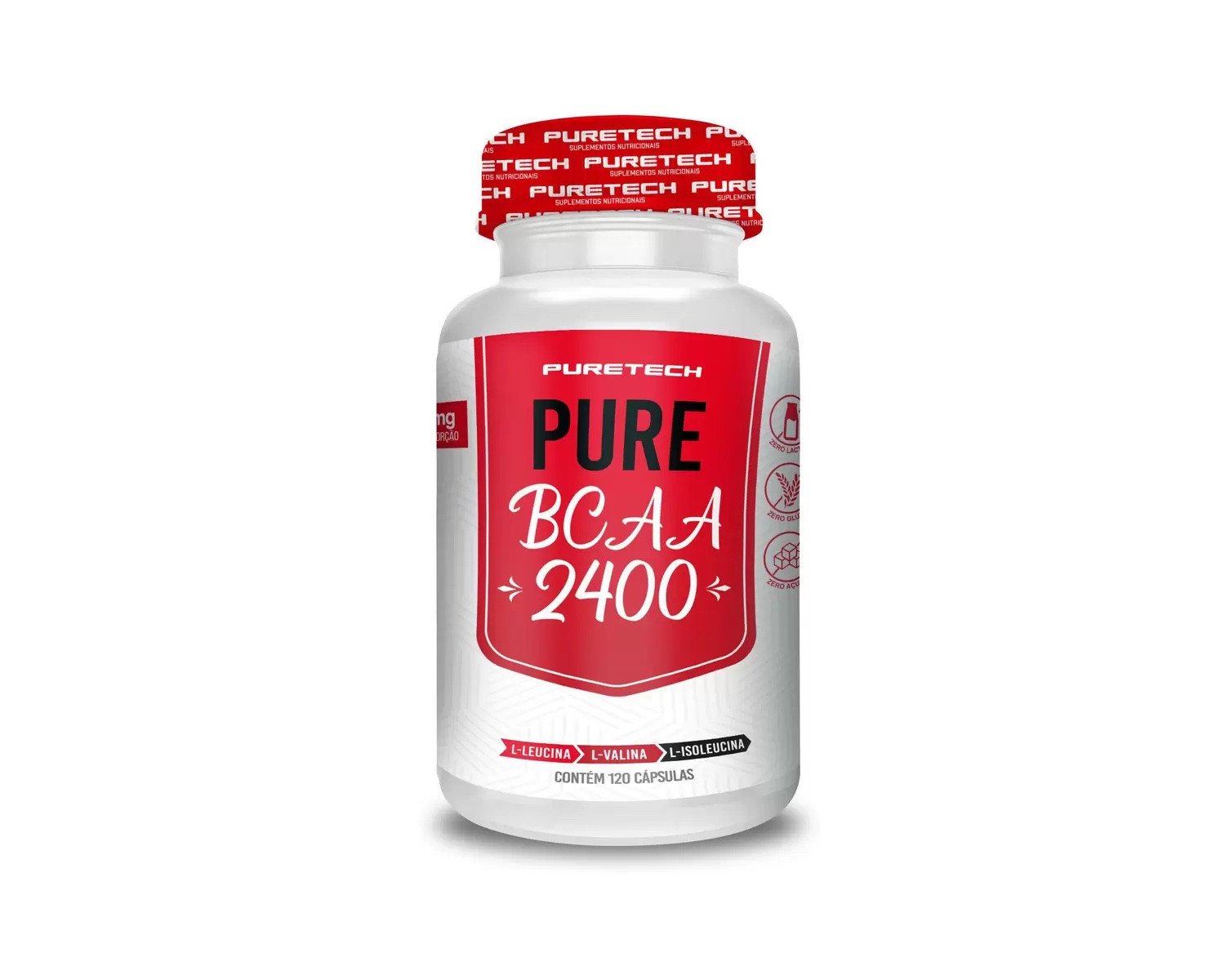 BCAA Pure 2400 - Puretech (120 caps)