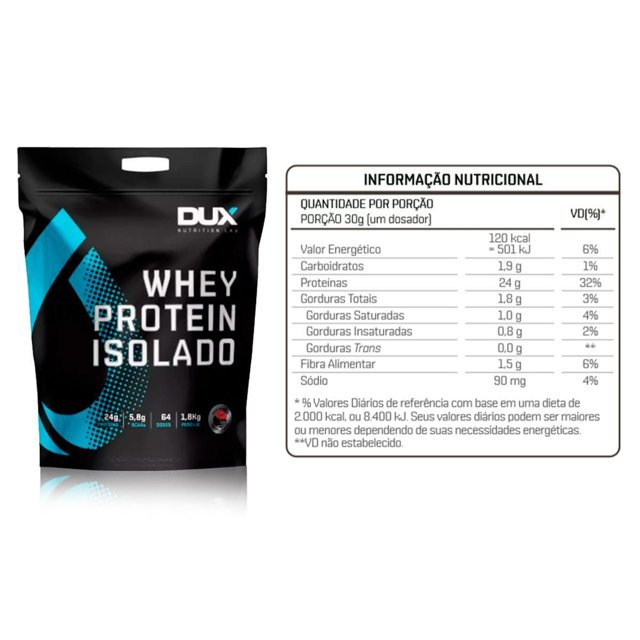 Whey Protein Isolado REFIL - DUX (1,8kg)