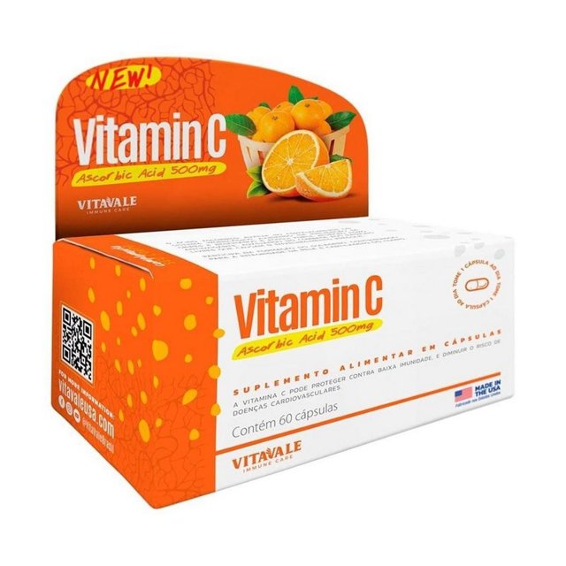 Vitamina C 500mg - Vitavale (60 caps)