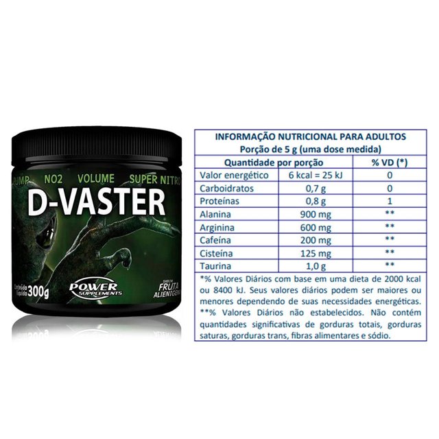 D Vaster - Power Supplements (300g)