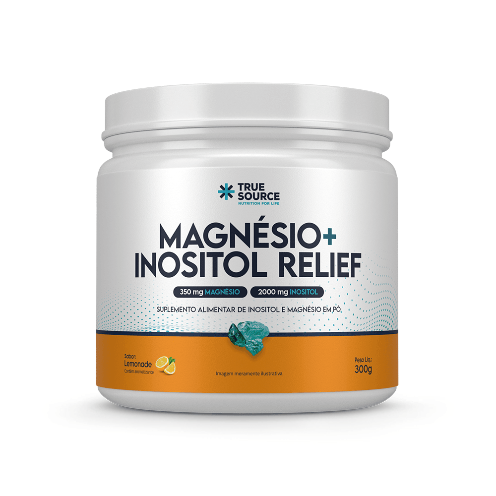 Magnésio + Inositol Relief - True Source (300g) | Mercadão Suplementos