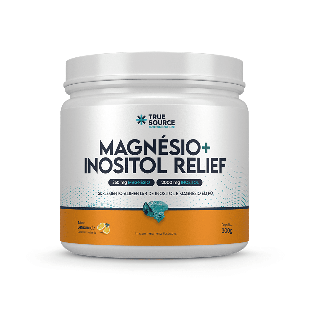 Magnésio + Inositol Relief - True Source (300g) | Mercadão Suplementos