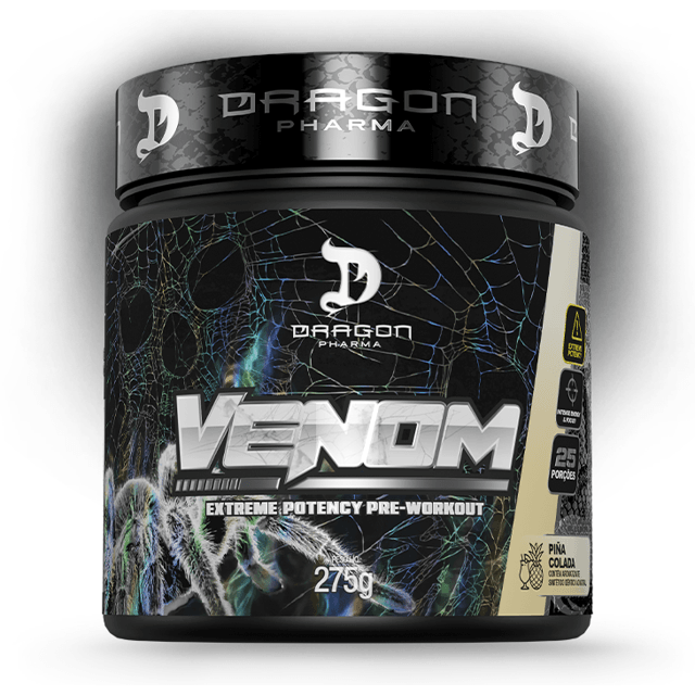 Venom Pre Workout - Dragon Pharma (275g) | Mercadão Suplementos