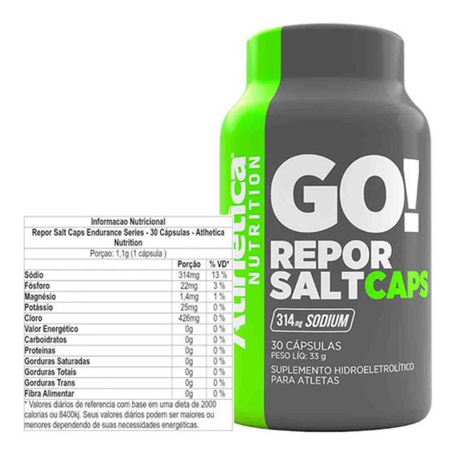 GO! Repor Salt - Atlhetica (30 caps)
