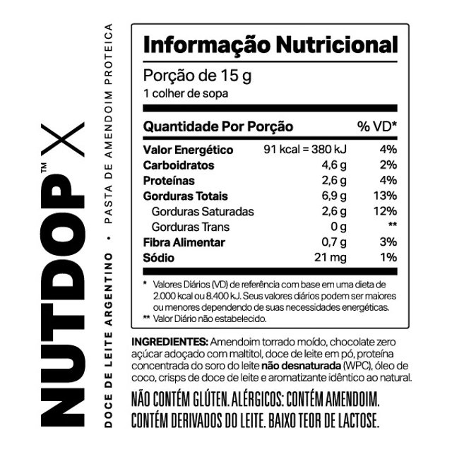 Pasta de Amendoim Nutdop - Elemento Puro (500g)