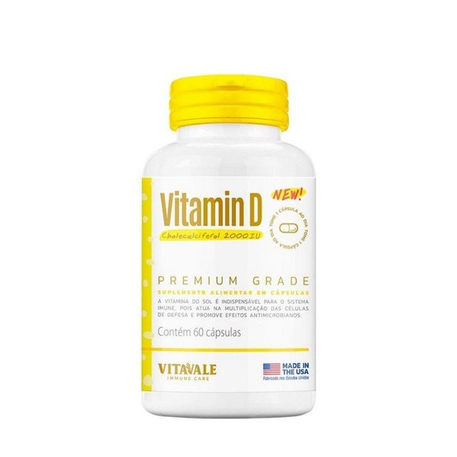 Vitamina D 2000ui - Vitavale (60 caps)