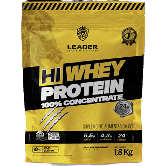 Hi Whey Protein REFIL - Leader Nutrition (1,8kg)