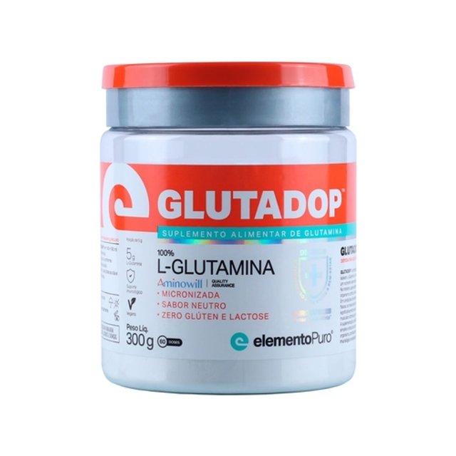 Glutamina Glutadop - Elemento Puro (300g)