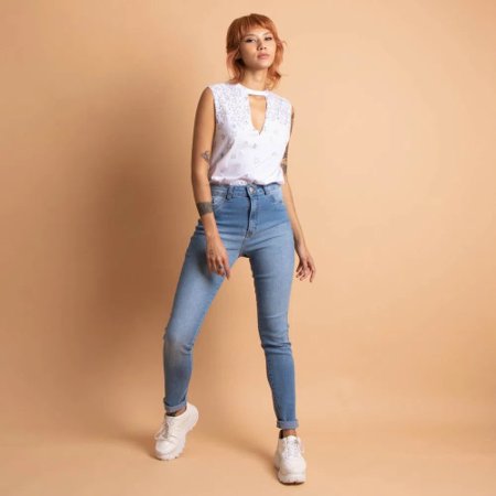 Lady rock sale calça jeans