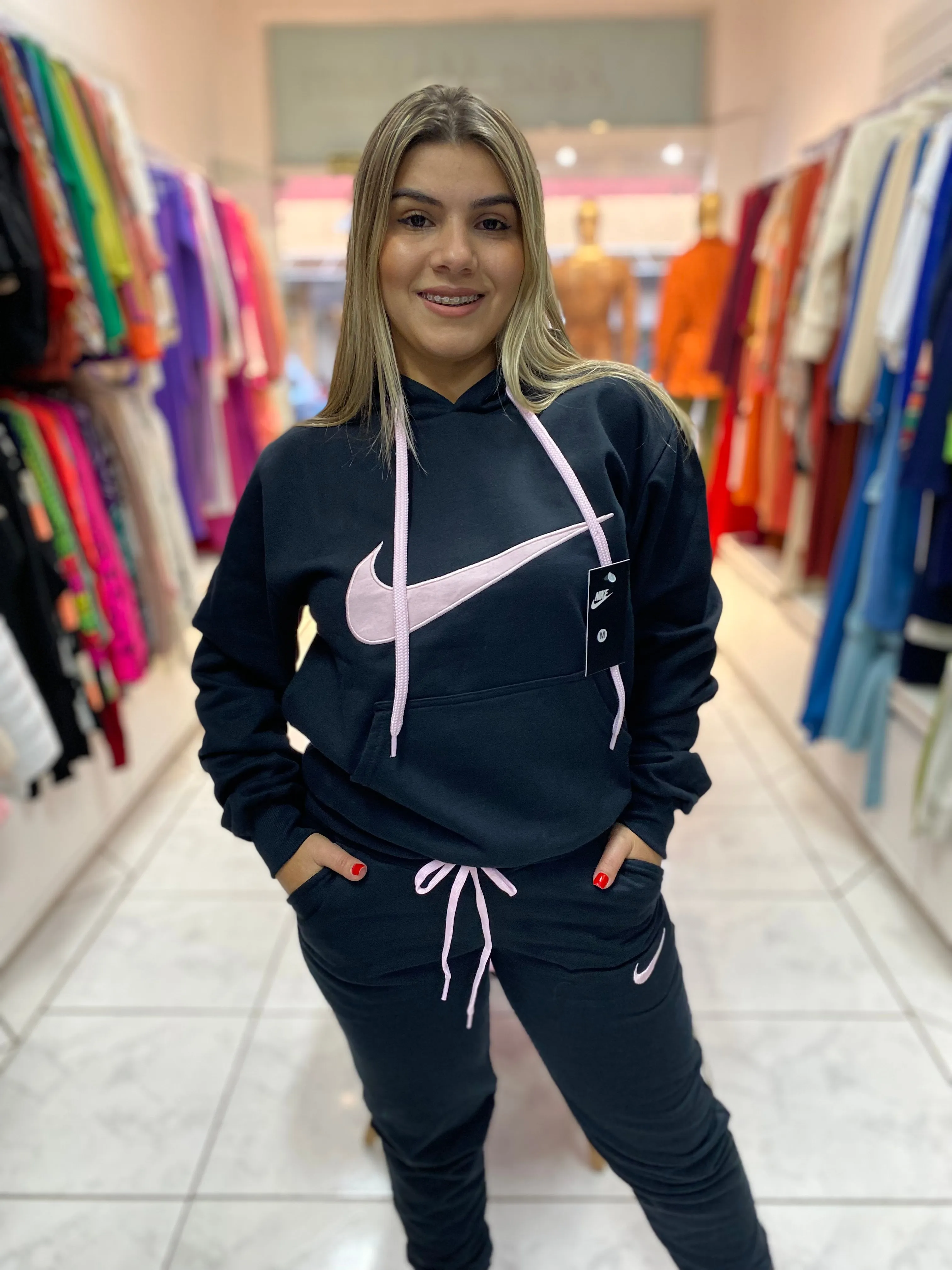 Conjunto Moletom Blusa Moletom Nike Feminina Moletom Nike CalÇa