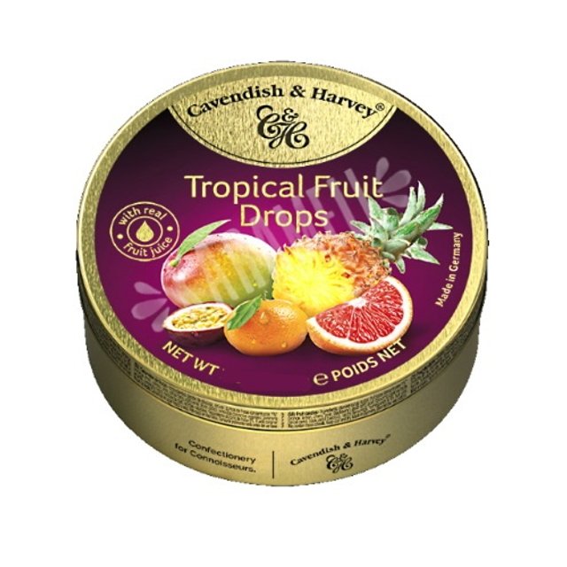 Balas sabor Frutas Tropicais - Cavendish & Harvey - Importado Alemanha