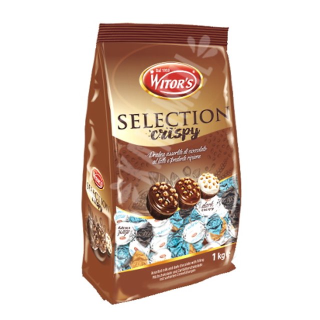 Bombons de Chocolate Selection Crispy - Witor's - Itália