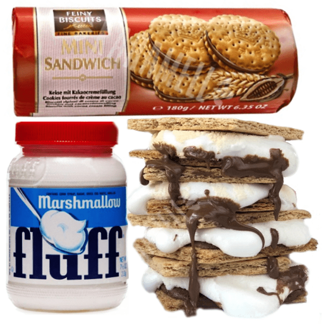Kit S' Mores N.03 - Sandwich Cream Cocoa & Fluff Marshmallow