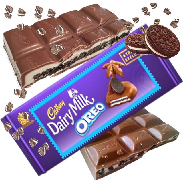 Chocolate Dairy Milk Recheado Oreo - Cadbury & Oreo - Importado Suíça