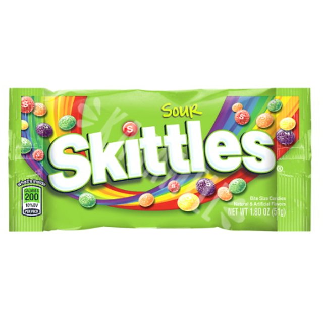 Balas Sour Candy - Skittles - Importado EUA