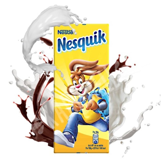 Barra Chocolate Nesquik 100g - Nestle - ATACADO 12X - Espanha