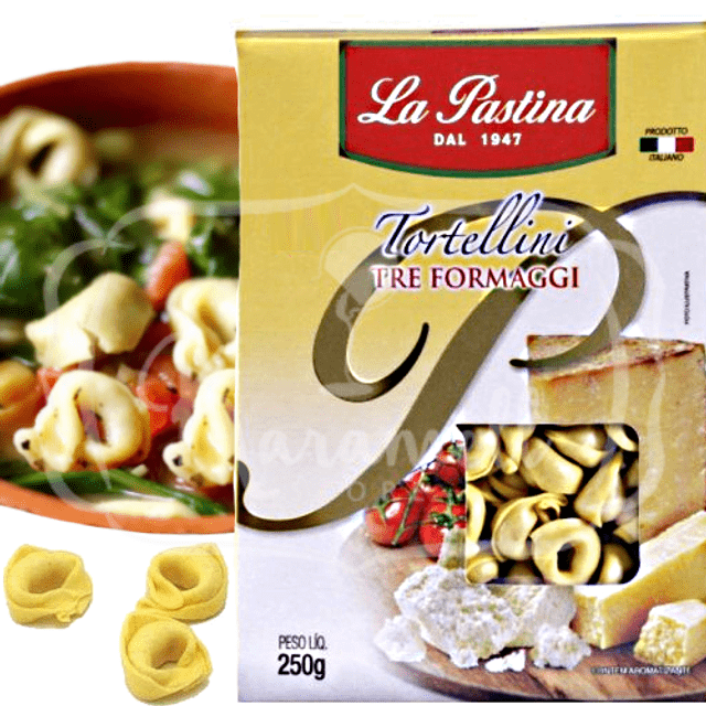 Tortellini Tre Formaggi - Três queijos - La Pastina - Itália