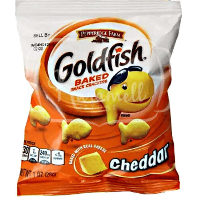 Biscoitos Goldfish sabor Cheddar Pepperidge Farm - Importado dos EUA