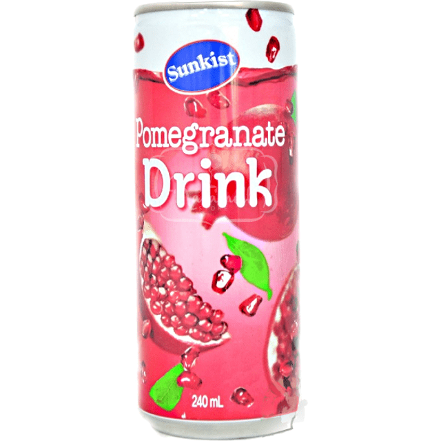 Pomegranate Drink Sunkist - Bebida Sabor Romā -  Importado da Coreia