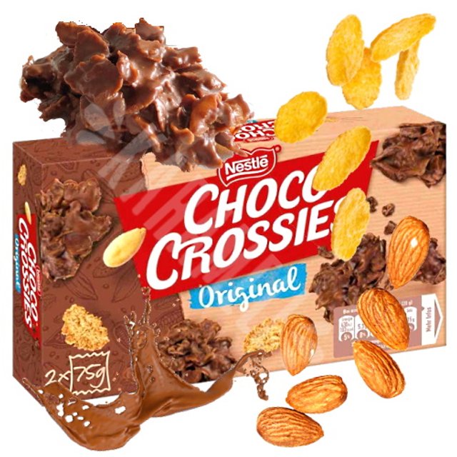 Choco Crossies Original Flakes Almonds Chocolate Nestlé - Alemanha