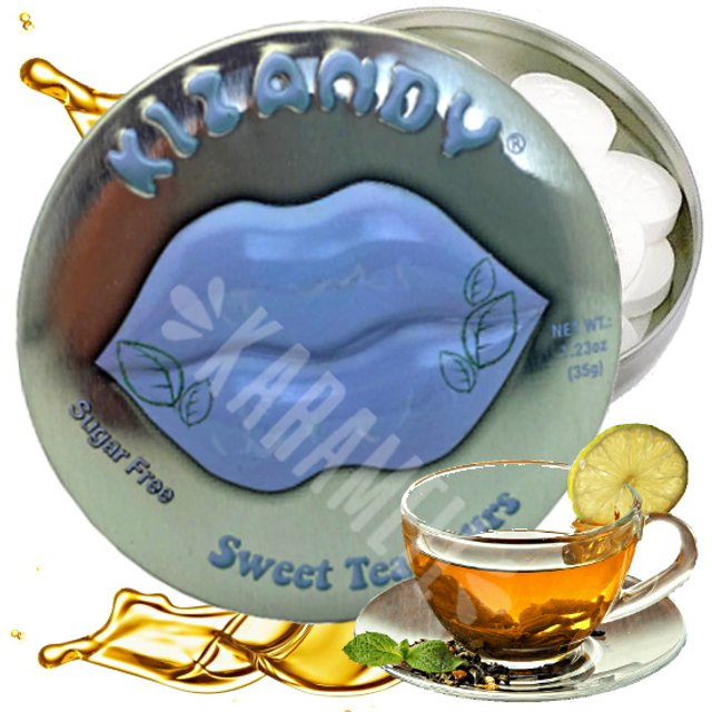 Balas Kizandy Sweet Tea Sours - Sabor Chá - Importado EUA