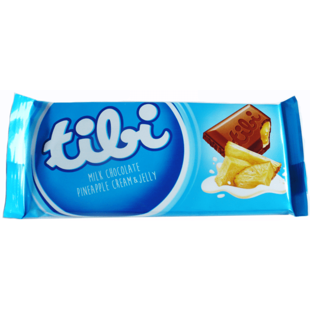Tibi Dark Chocolate Importado Recheado c/ Geléia de Abacaxi - Importado da Hungria