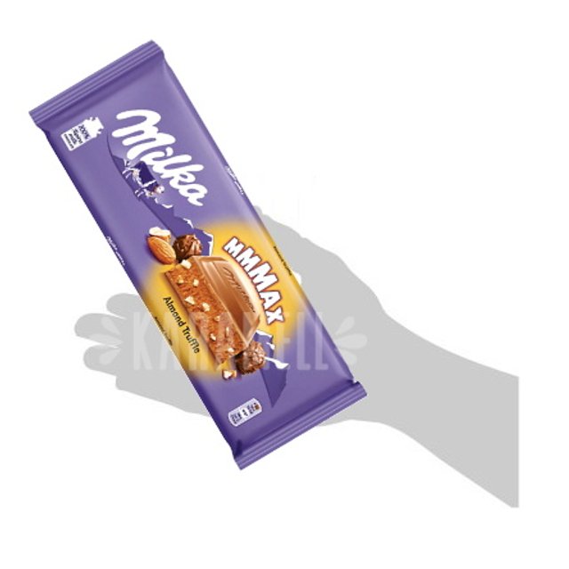 Milka MMMAX Almond Truffle - Chocolate Trufado Amêndoas - Polônia