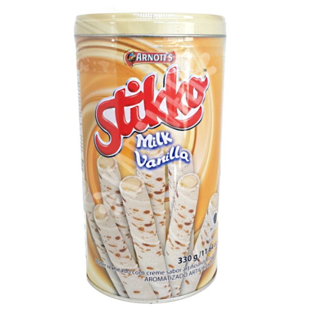 Wafer Recheado Stikko Milk Vanilla - Arnott's - Importado Indonésia