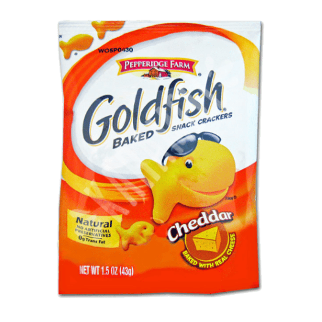 Snacks Goldfish Cheddar - Biscoitos Pepperidge Farm - Importado EUA