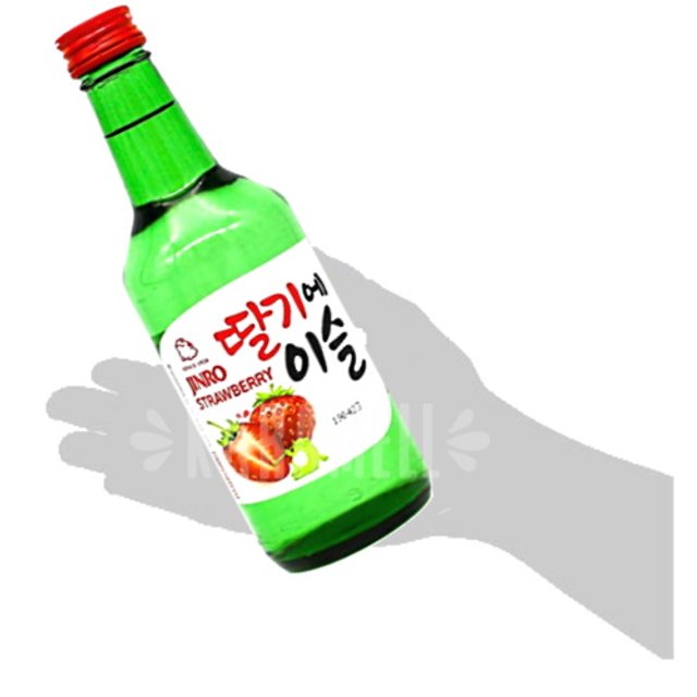 Bebida Destilada Soju JINRO - Strawberry - Importado Coréia