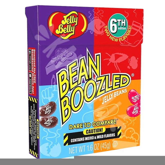 Desafio Jelly Belly BEAN BOOZLED - Sabores estranhos 45g - Importado