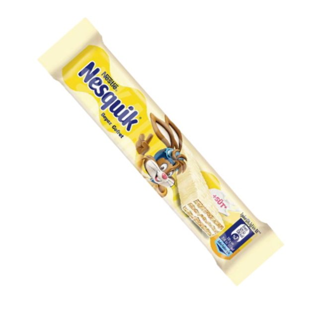 Chocolate Nesquik Beyaz Gofret - Nestlé - Importado Turquia