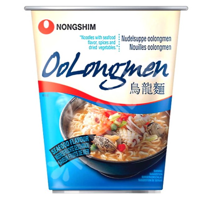 Importado da Coreia - Oolongmen Seafood - Macarrão Instantâneo